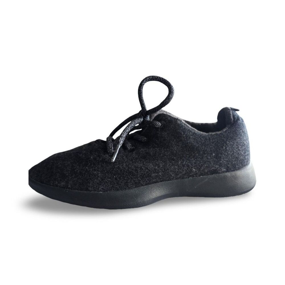 Allbirds Wool Runners Women’s Size 9 All Black Merino Wool Lace Up Comfort Shoes